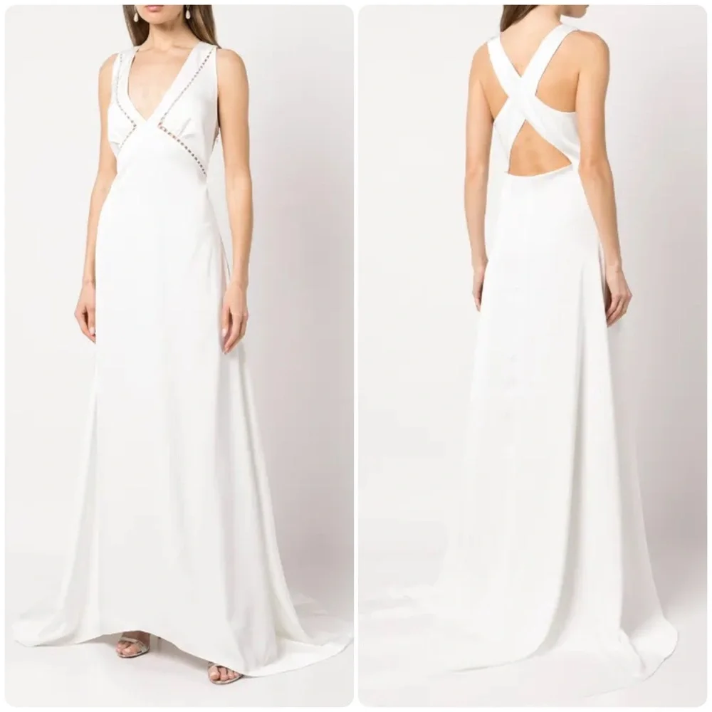 Sachin & Babi size 14 Astor pearl-embellished gown - Picture 2 of 14